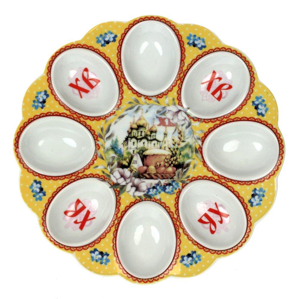Тарелка для 8-ми яиц, L22 W22 H8 см