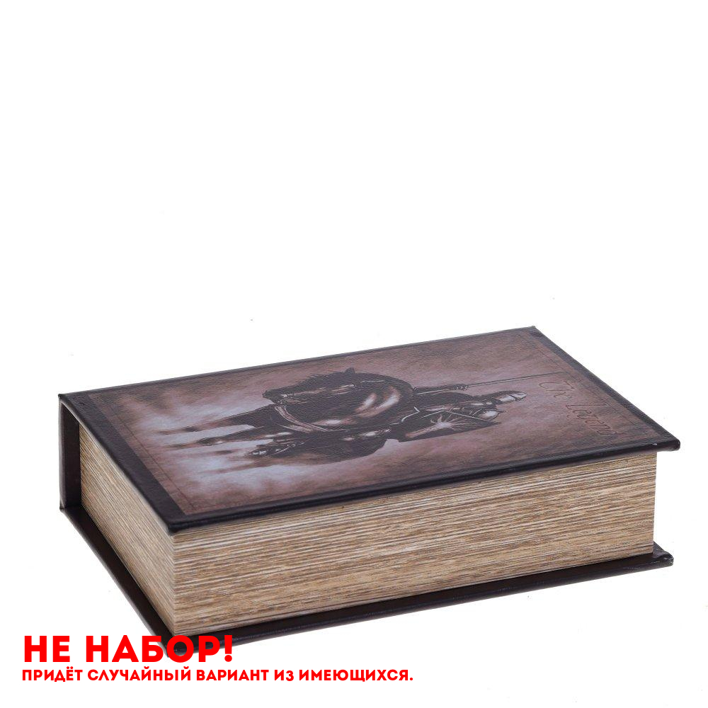 Шкатулка-книга с код. замком , L18 W7 H27 см, (2 вида - не набор)