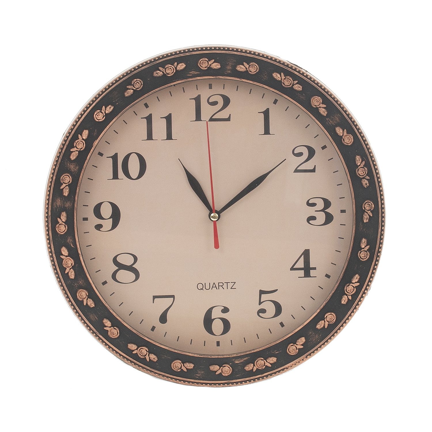 Часы настенные декоративные (1xAA не прилаг.), L26 W4 H26 см