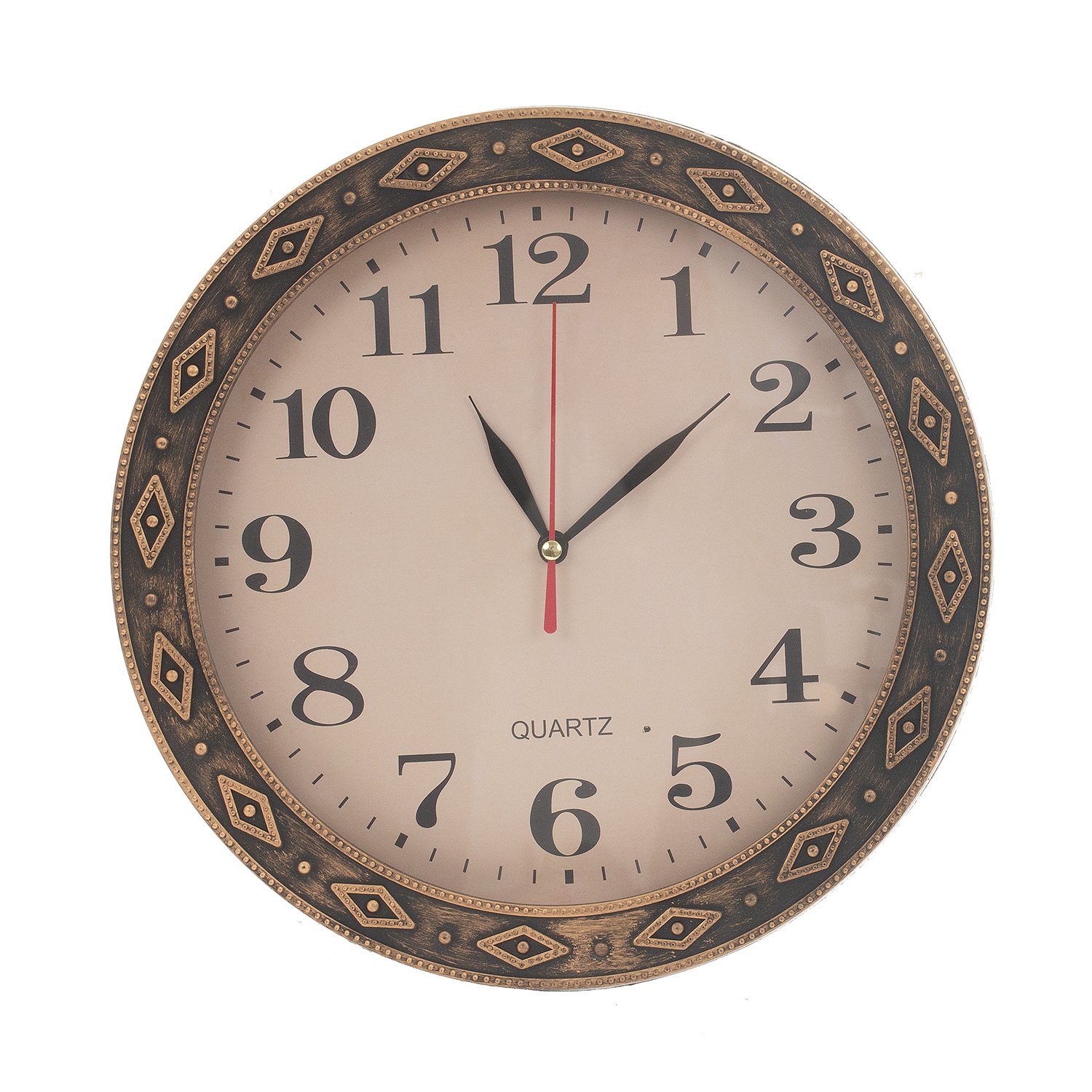 Часы настенные декоративные (1xAA не прилаг.), L26 W4 H26 см