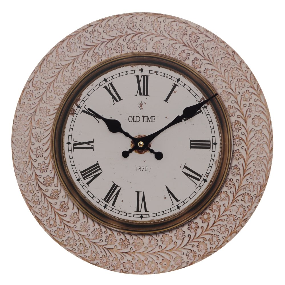 Часы настенные декоративные,  L34 W4 H34 см, (1xAA не прилаг.)