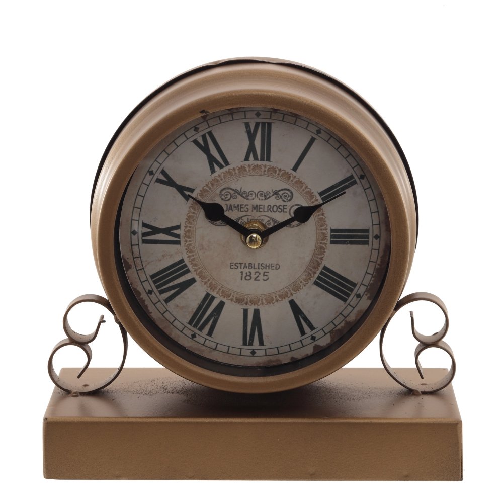 Часы настольные декоративные, L20 W8 H19 см, (1хАА не прилаг.)