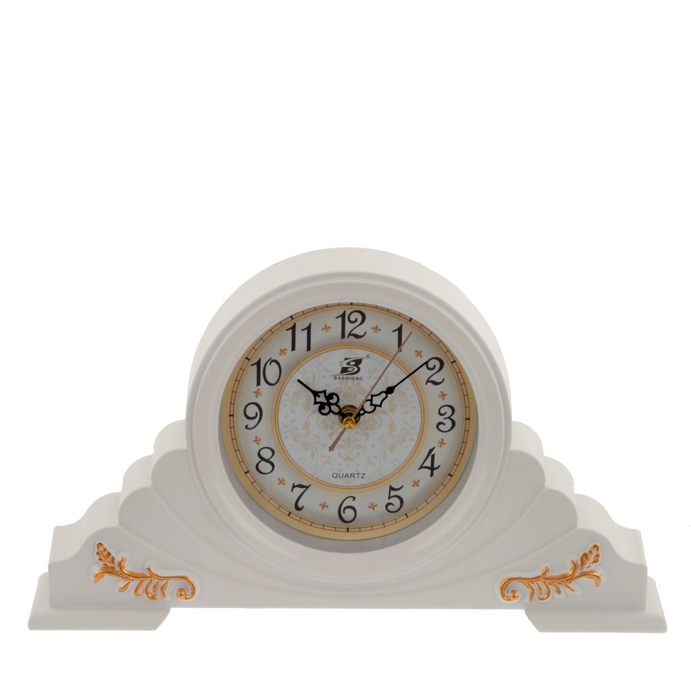 Часы настольные декоративные , L39 W7 H22 см, (1хАА не прилаг.)
