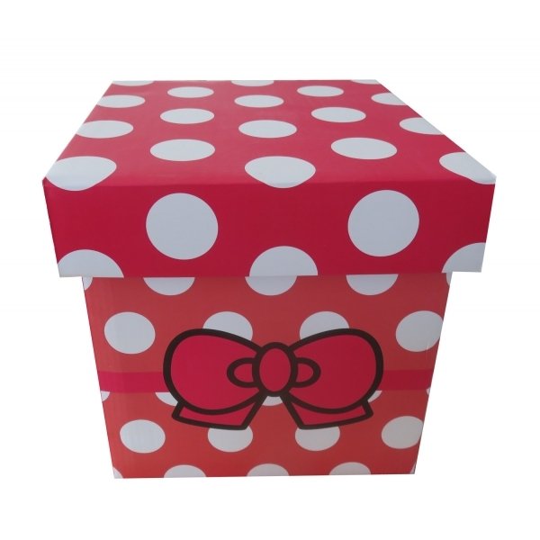 Коробка подарочная  (складная), L21 W21 H21 см (б/инд.уп.)
