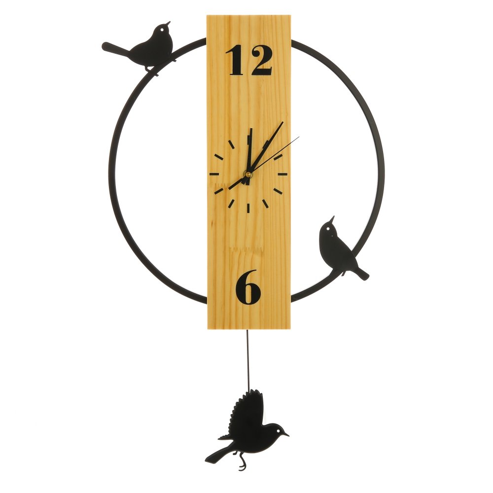 Часы настенные декоративные с маятником, L41 W5,5 H66 см, (1xAA не прилаг.)