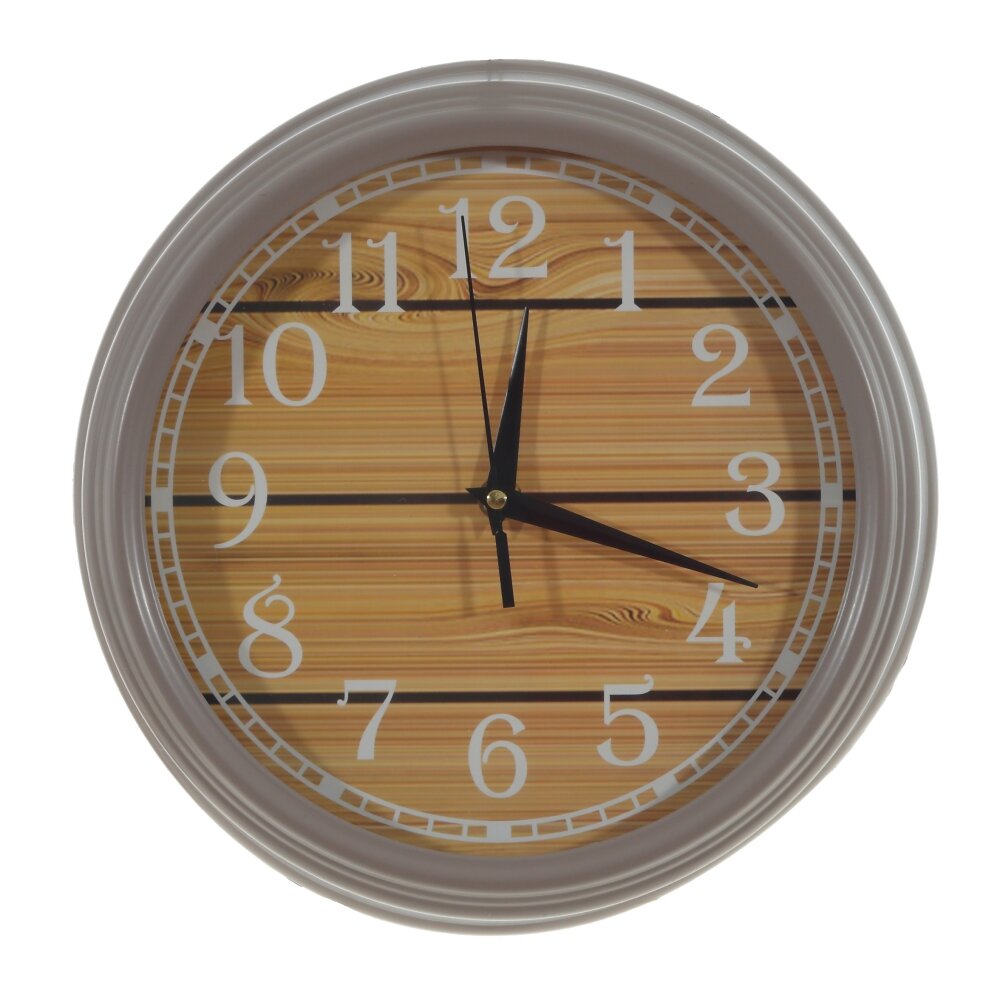 Часы настенные декоративные, L27 W6 H27 см, (1xАА не прилаг.)