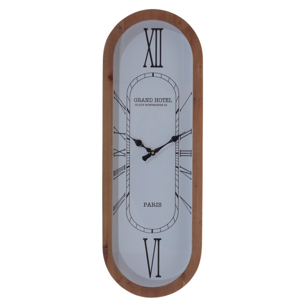 Часы настенные декоративные, L28 W6 H80 см, (1xАА не прилаг.)