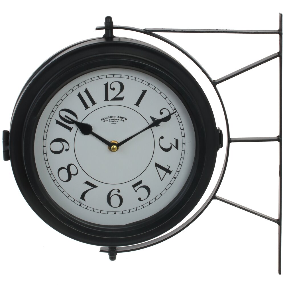 Часы настенные декоративные, L34 W10 H32 см, (1xАА не прилаг.)