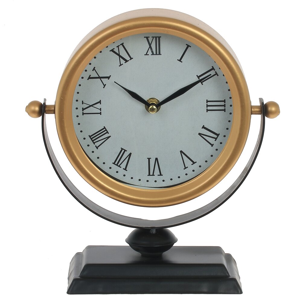 Часы настольные декоративные, L21 W8,5 H24 см, (1xАА не прилаг.)