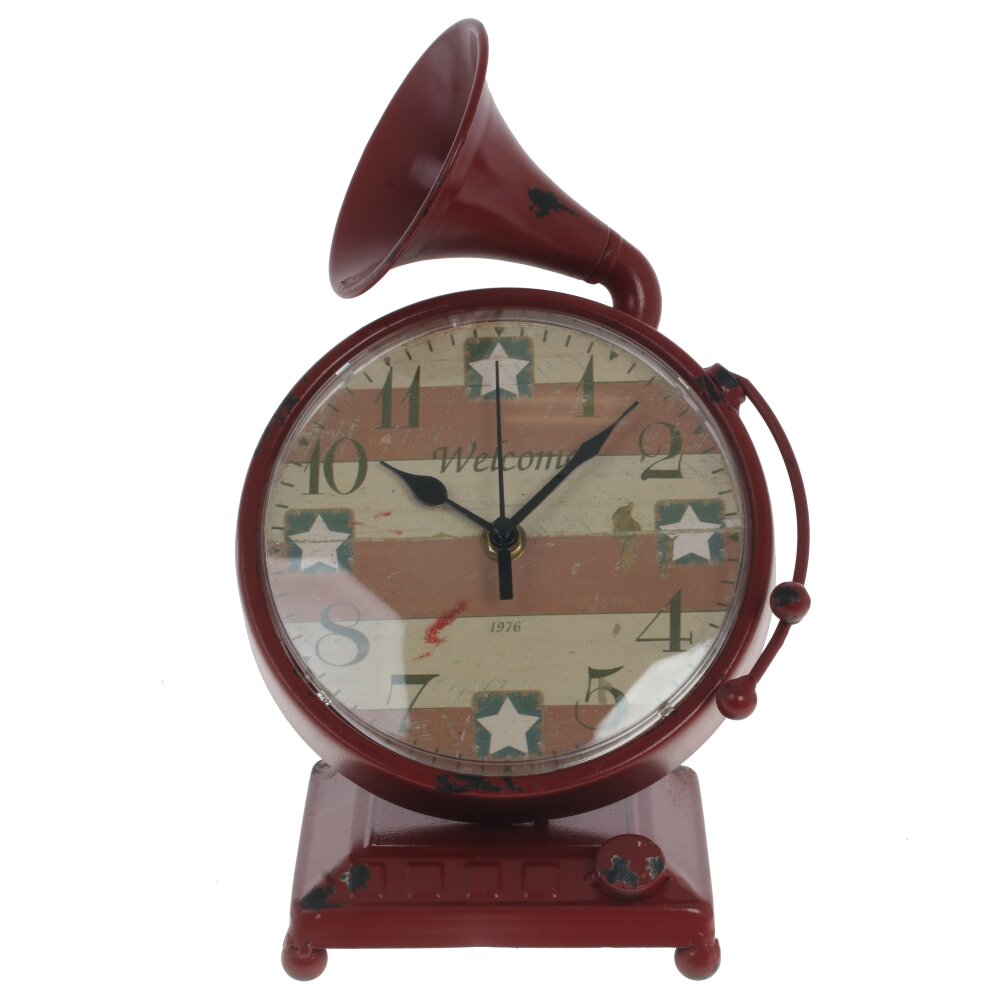Часы настольные декоративные, L17 W15 H26 см