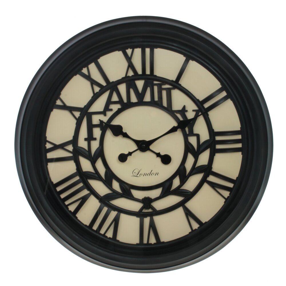 Часы настенные декоративные, L50 W5,5 H50 см, (1xАА не прилаг.)