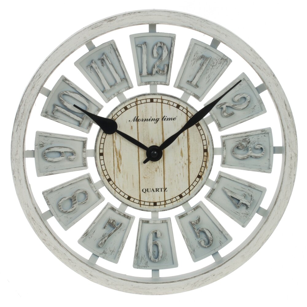 Часы настенные декоративные, L30 W3,5 H30 см, (1xАА не прилаг.)