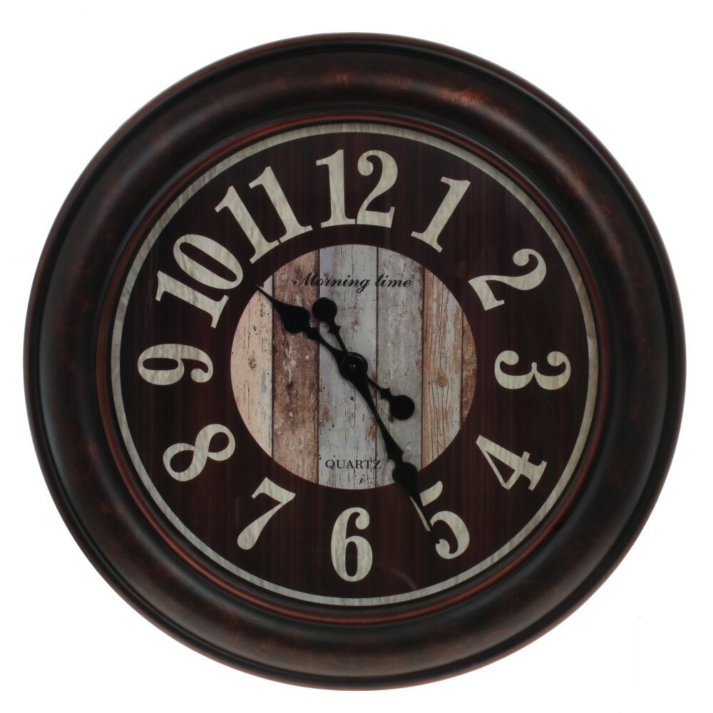 Часы настенные декоративные, L61 W5 H61 см, (1xАА не прилаг.)