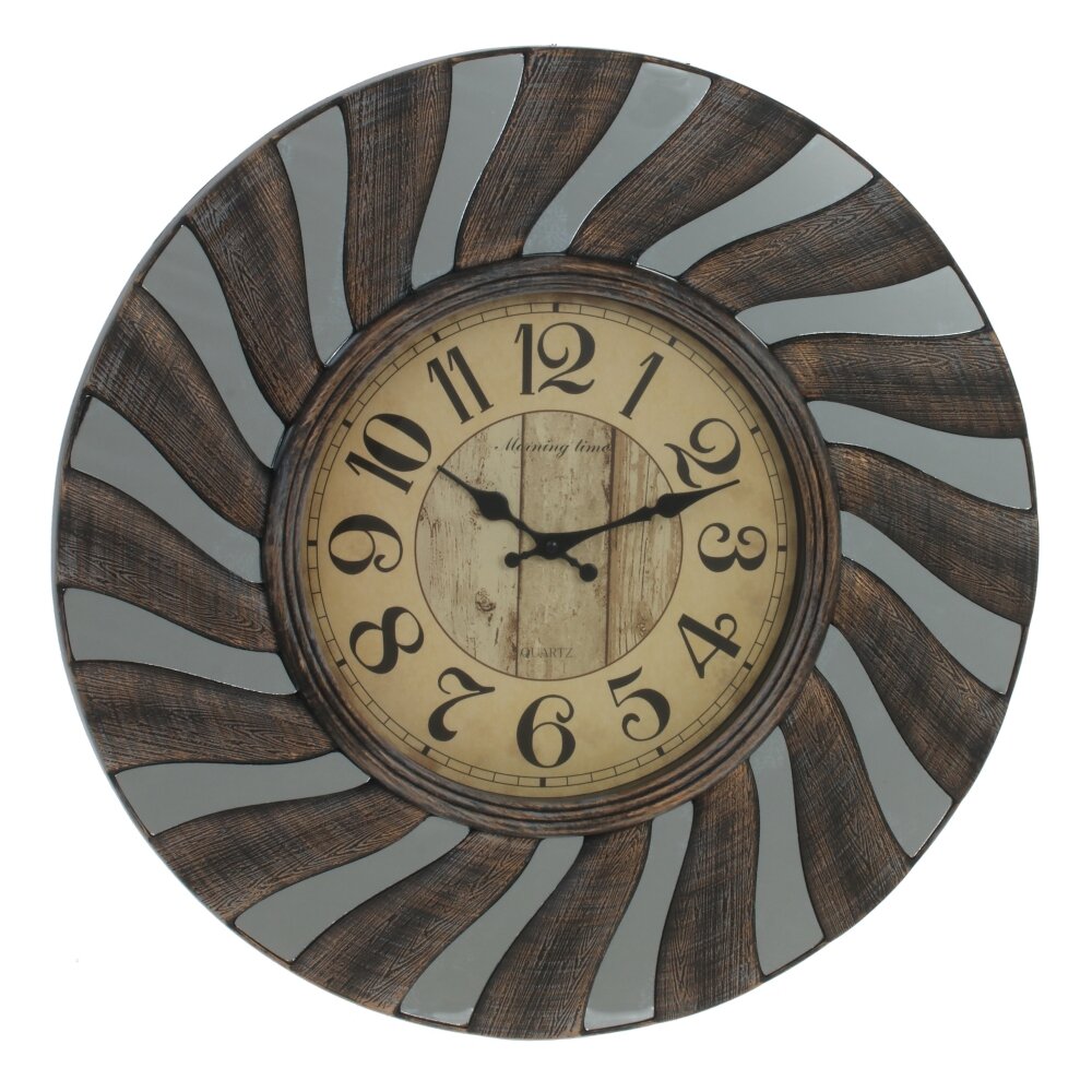 Часы настенные декоративные, L58 W5 H58 см, (1xАА не прилаг.)