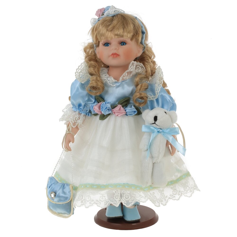 Кукла в голубом платье, H35см, Remeco Collection, Remeco Collection