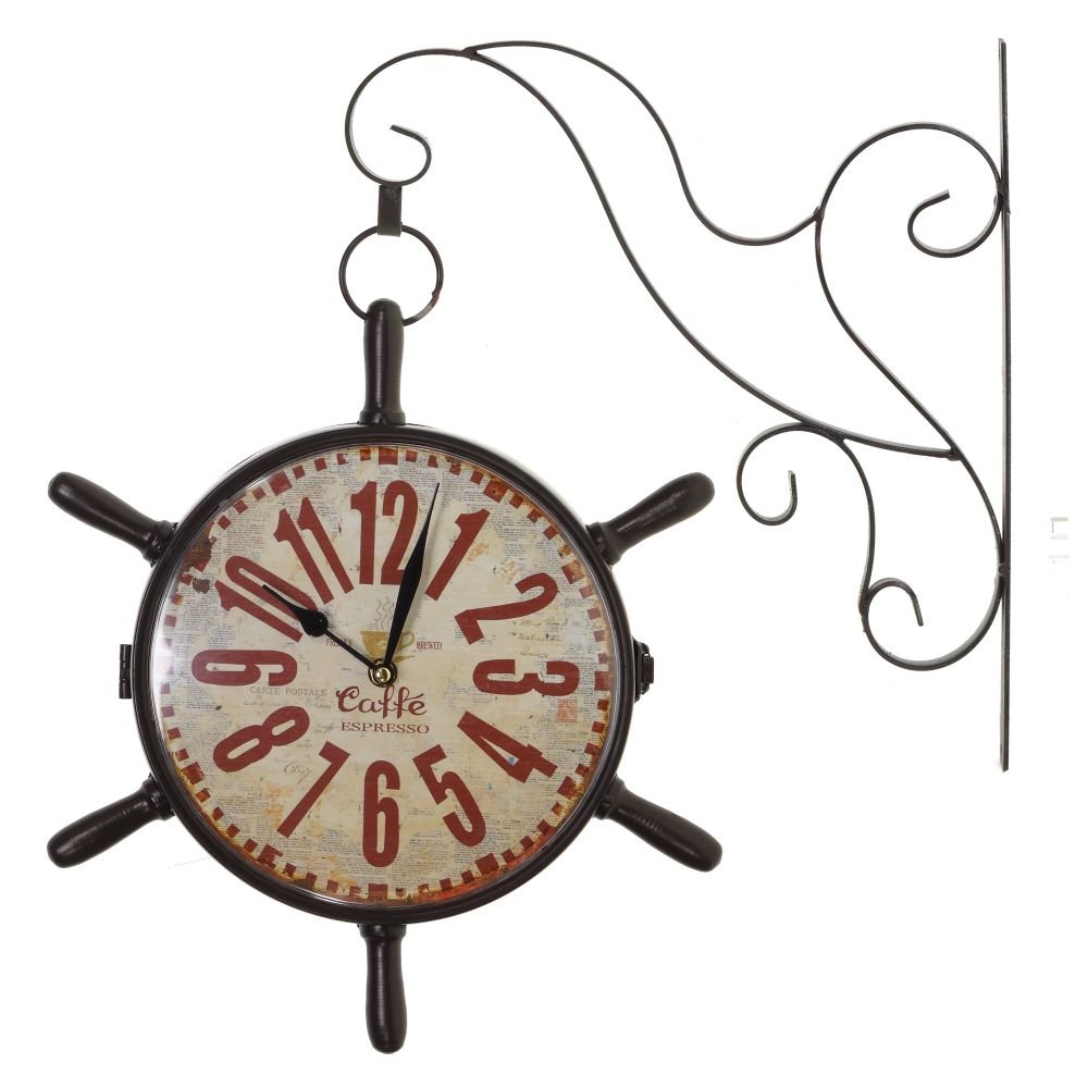Часы настенные декоративные, L43 W9 H46 см, (2хАА не прилаг.)