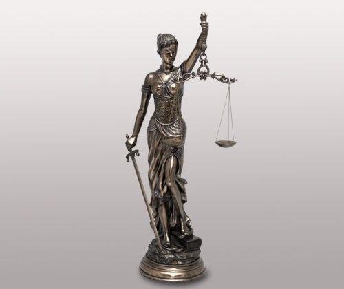 Статуэтка «Фемида-богиня правосудия»