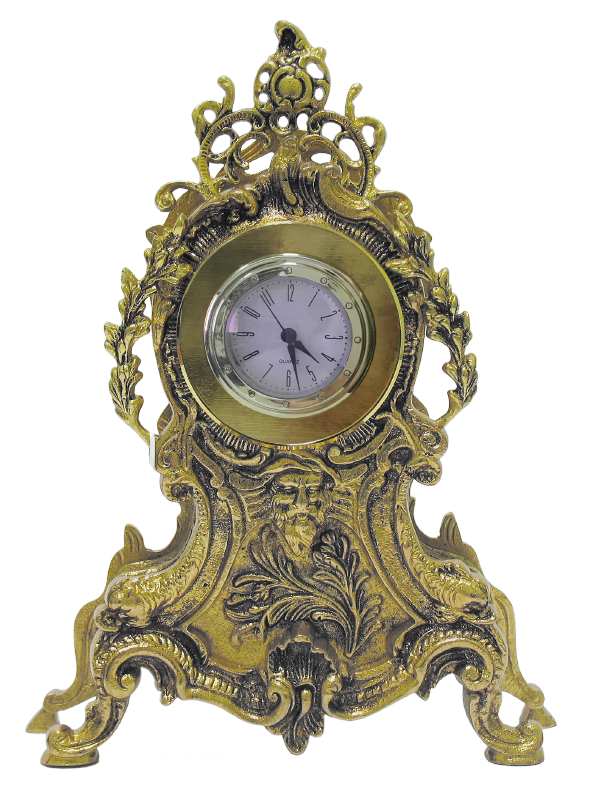 Часы антикварные каминные Лавр