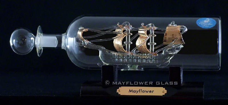 Корабль в бутылке Мэйфлауэр