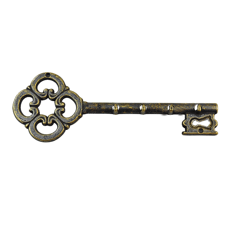 Ключница из латуни Золотой ключик