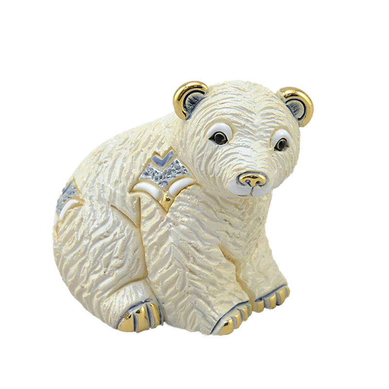 Статуэтка керамическая Медвежонок полярный