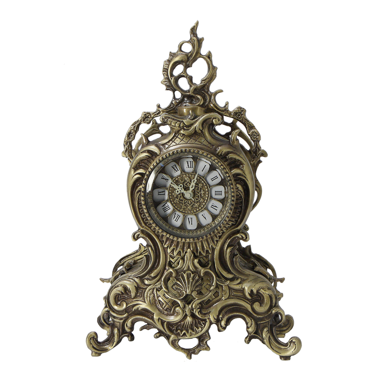 Часы бронзовые каминные Ласу, Bello De Bronze, Bello De Bronze