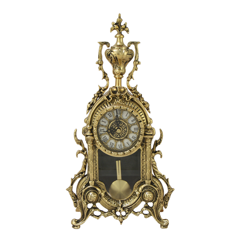 Часы с маятником Библо каминные бронзовые, Bello De Bronze, Bello De Bronze