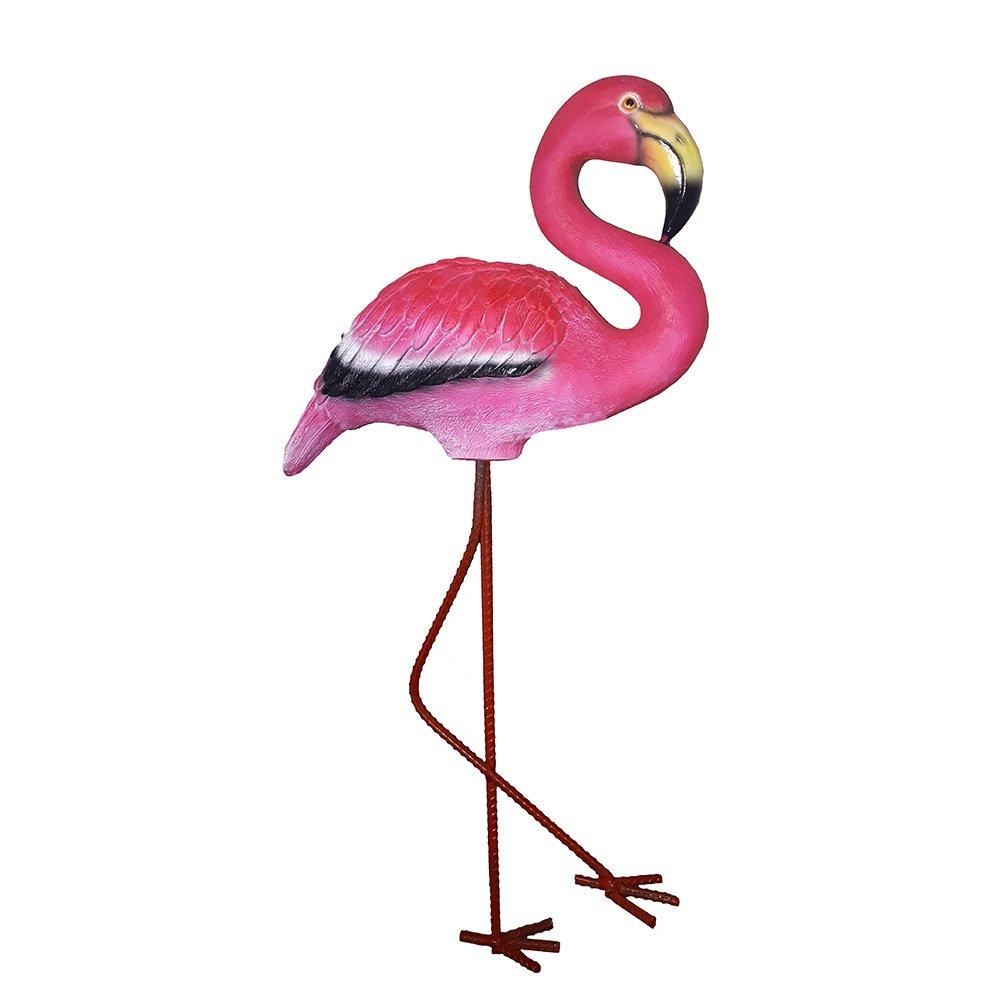 Фигура декоративная Розовый фламинго, 30*15*57см