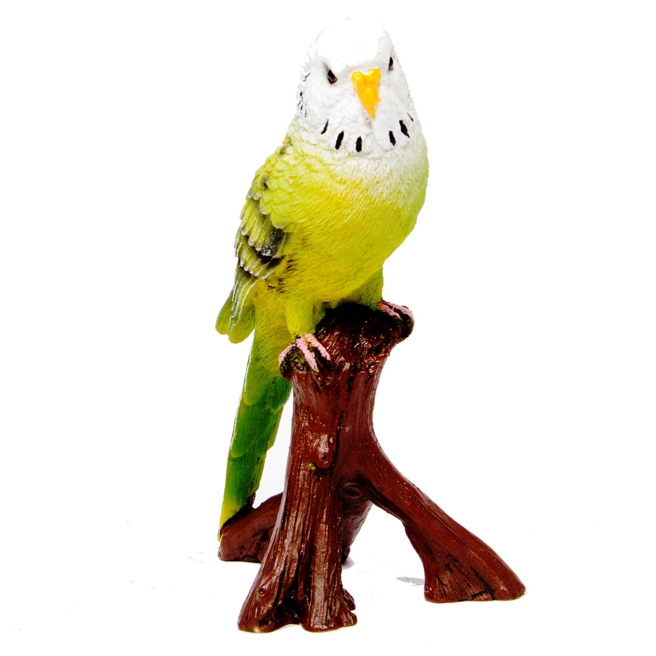 Фигура декоративная садовая Зеленый попугай, 9,7*8*16,5см