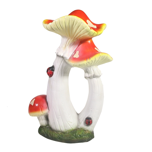 Фигура декоративная Сказочный тройной гриб, размеры 17*12*26см