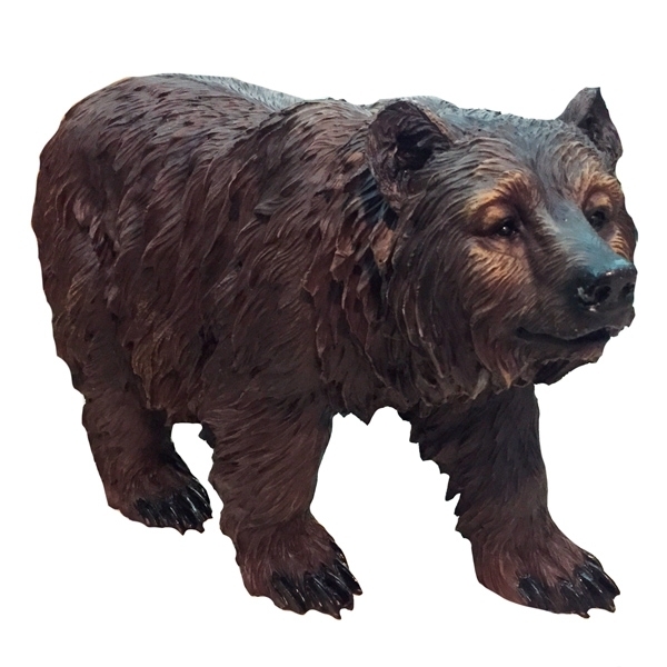 Фигура декоративная садовая Медведь бурый на ногах, размеры 60*22*36 см
