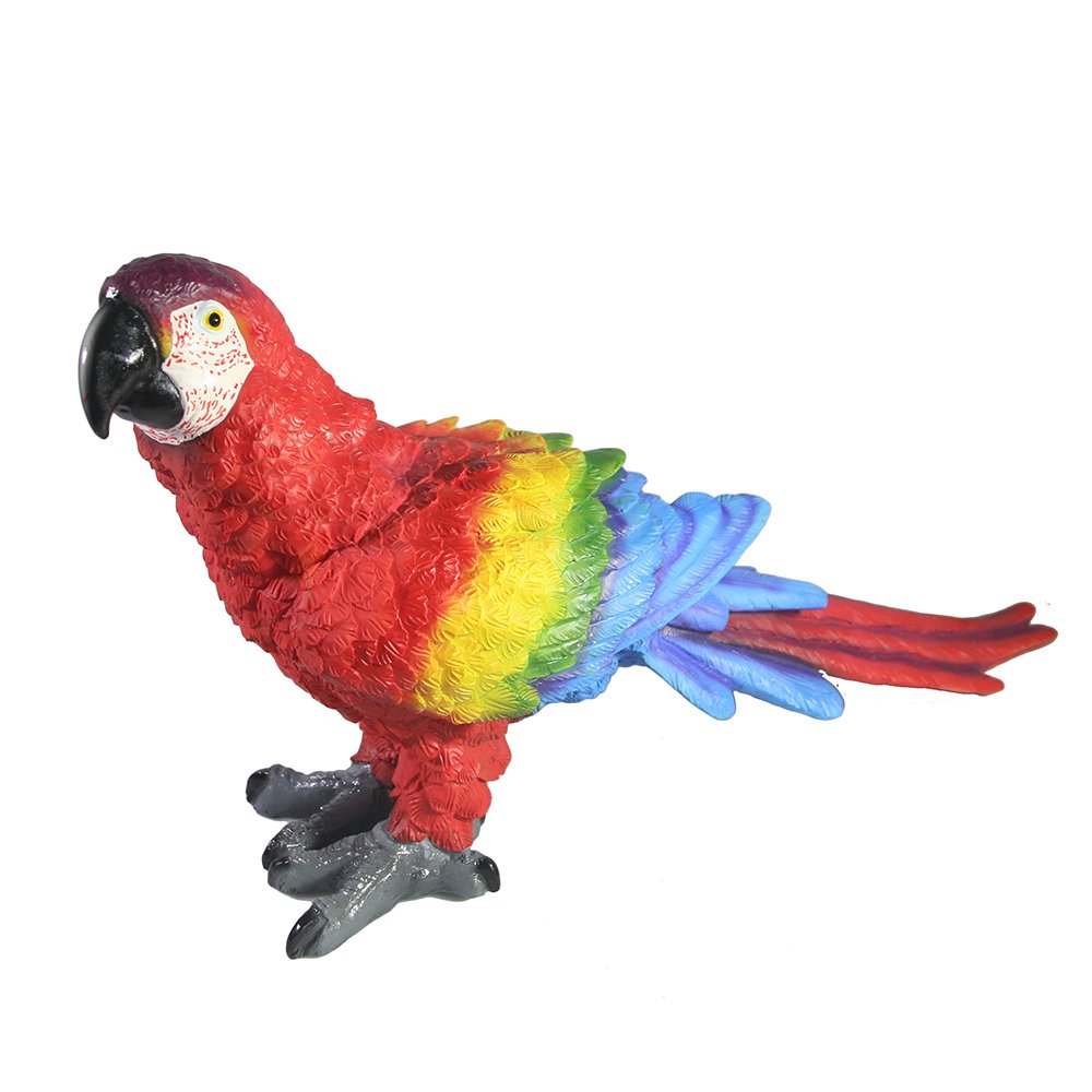 Фигура декоративная Попугай Ара Красный