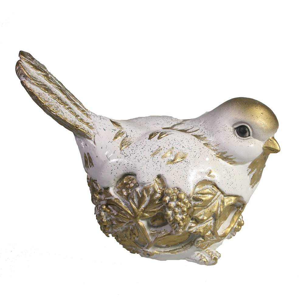 Фигура декоративная Птичка (золото)