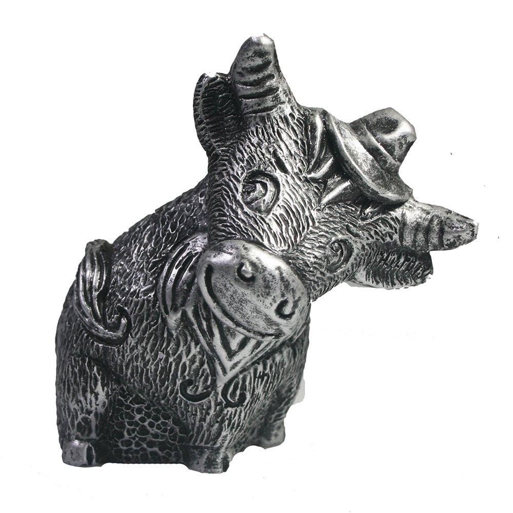 Фигура декоративная Бу Ян (серебро) L10W6H9см