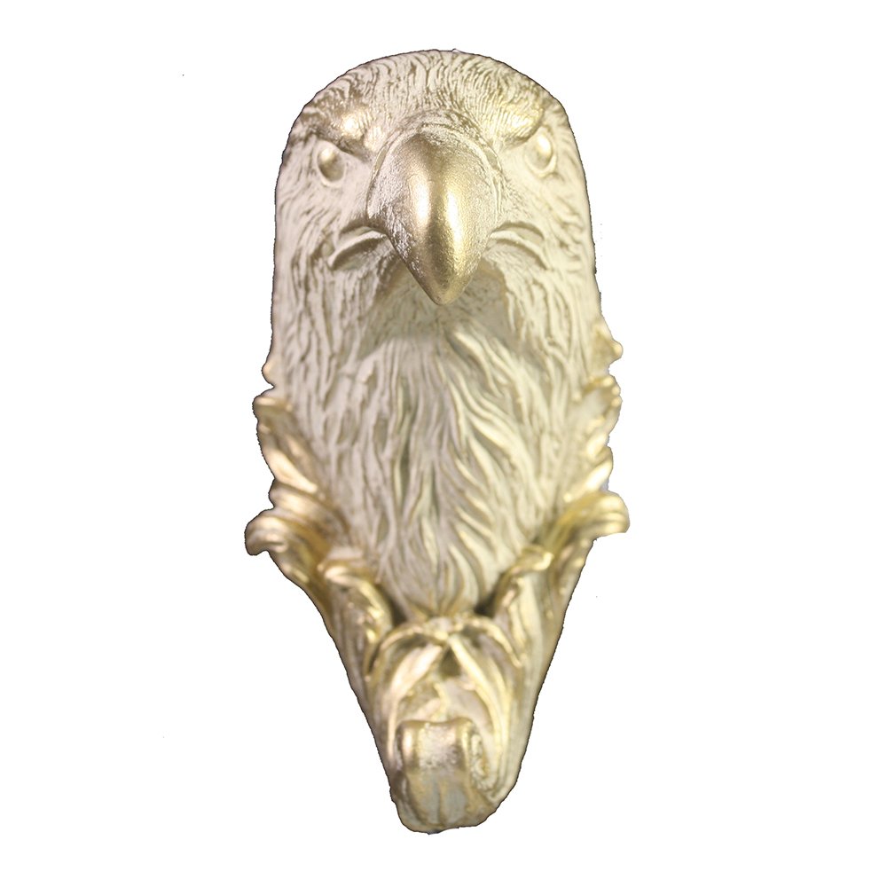 Изделие декоративное Крючок Орел (слоновая кость +золото) L7 W6 H11см