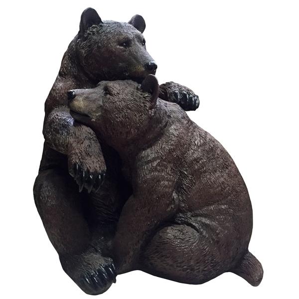 Фигура декоративная Медведи обнимаются, размеры 53**32*52