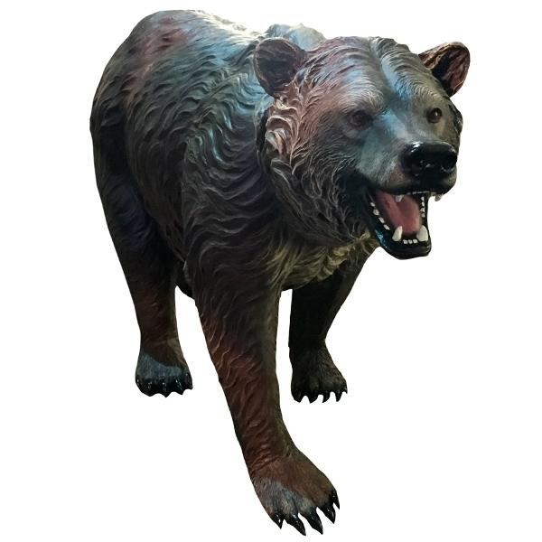 Фигура декоративная Медведь, размеры 90*30*60 см
