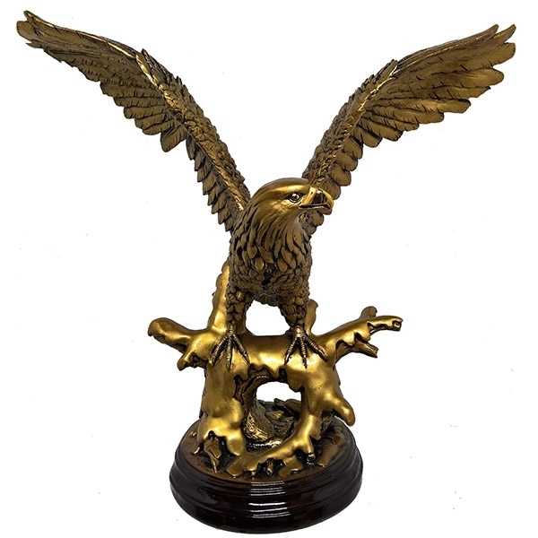 Фигурка декоративная Орел (цвет золото), 50*30*45см