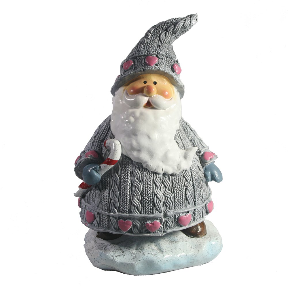 Фигура декоративная Дед мороз с карамелькой L9W11H18