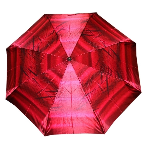 Зонт 23 полный автомат, атласный, (Бордовый)