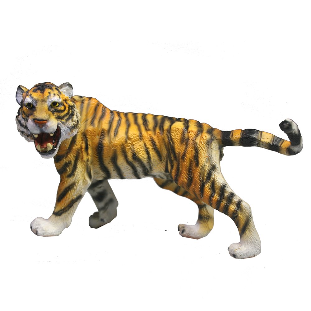 Фигура декоративная Рычащий тигр (рыжий) L11W5,5H7