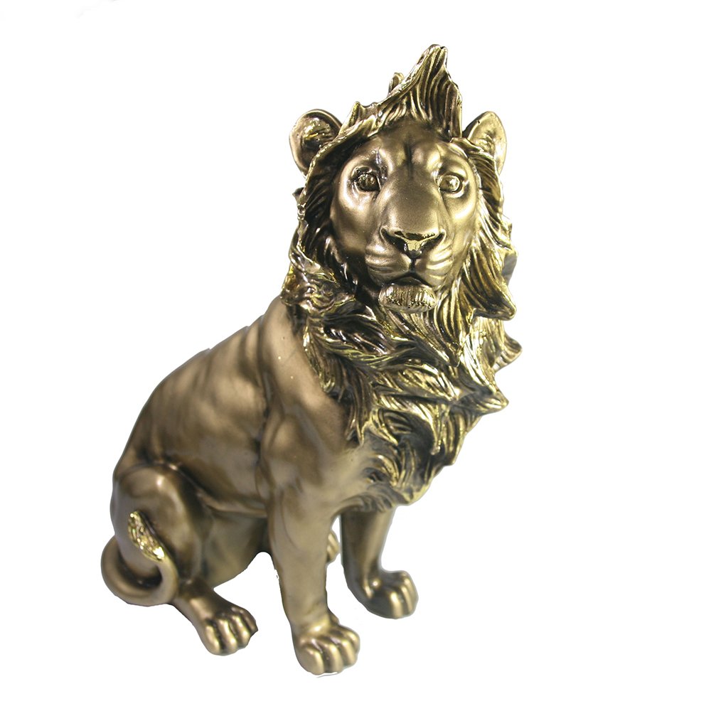 Фигура декоративная Лев (золото)