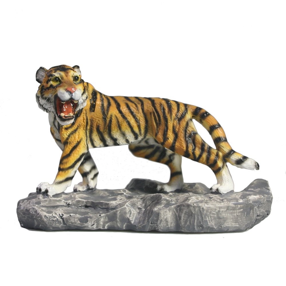 Фигура декоративная Тигр на скале (акрил)12*5*6см