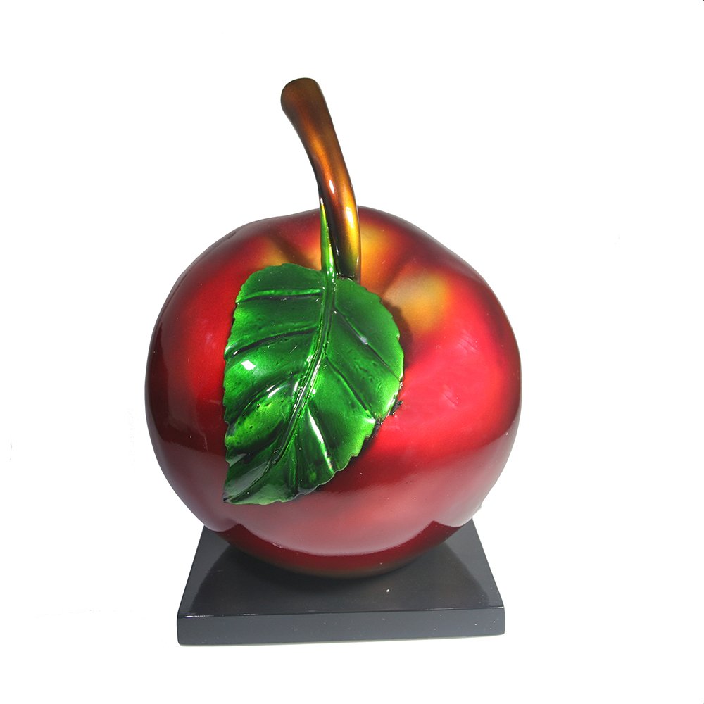 Фигура декоративная Яблоко (красное) H 33 W 25 L 25