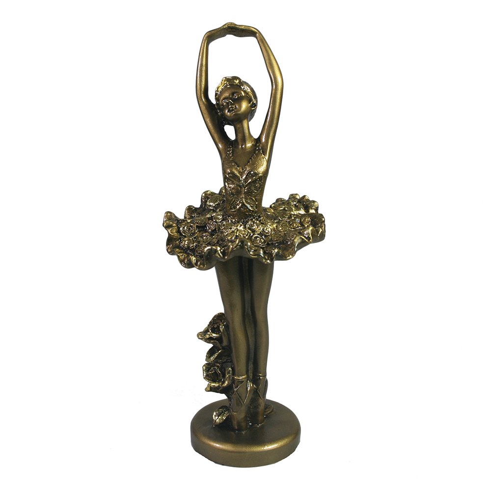 Фигура декоративная Балерина (золото) L7W7H20