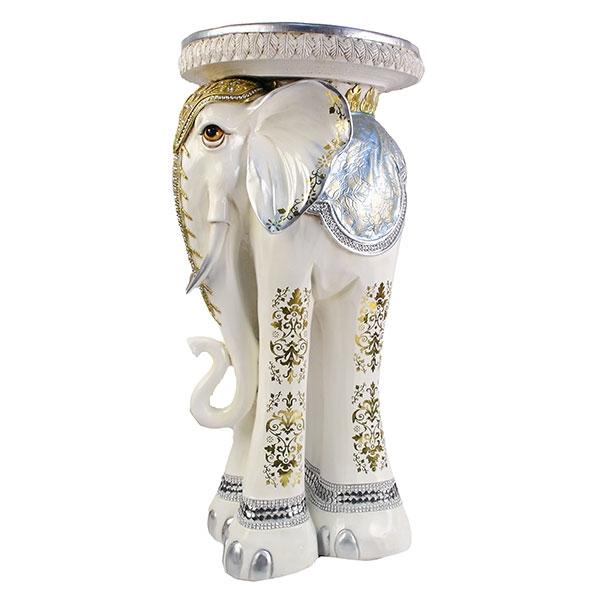 Изделие декоративное Слон (цвет слоновая кость), 35*35*73,5см