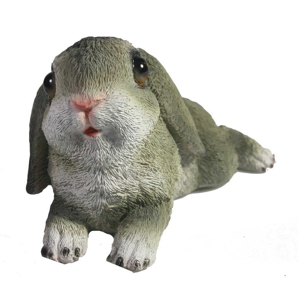 Символ года Кролик отдыхает (серый)