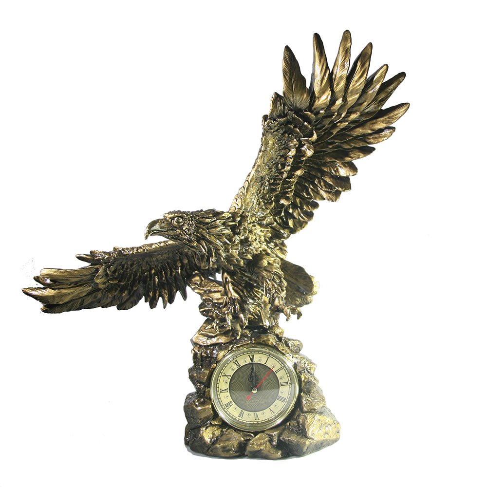 Композиция время Парящий орел (золото) L48W24H48