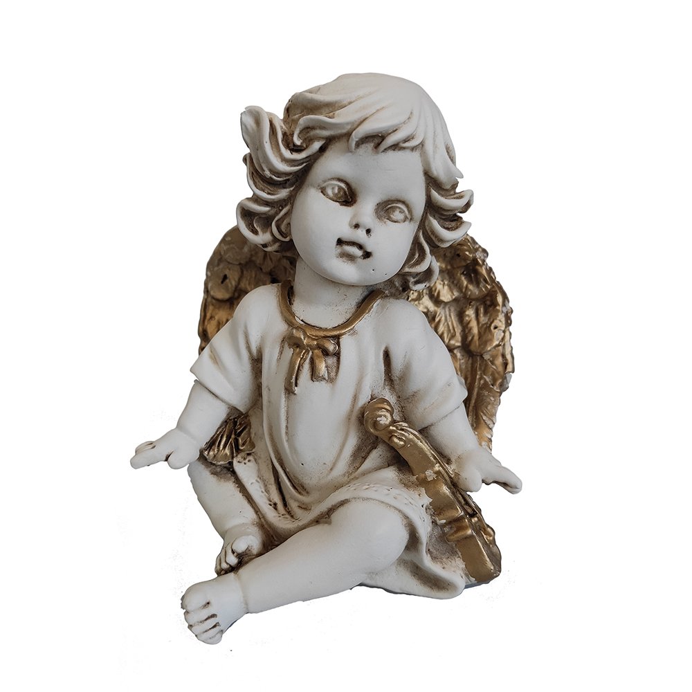 Фигура декоративная Ангел со скрипкой