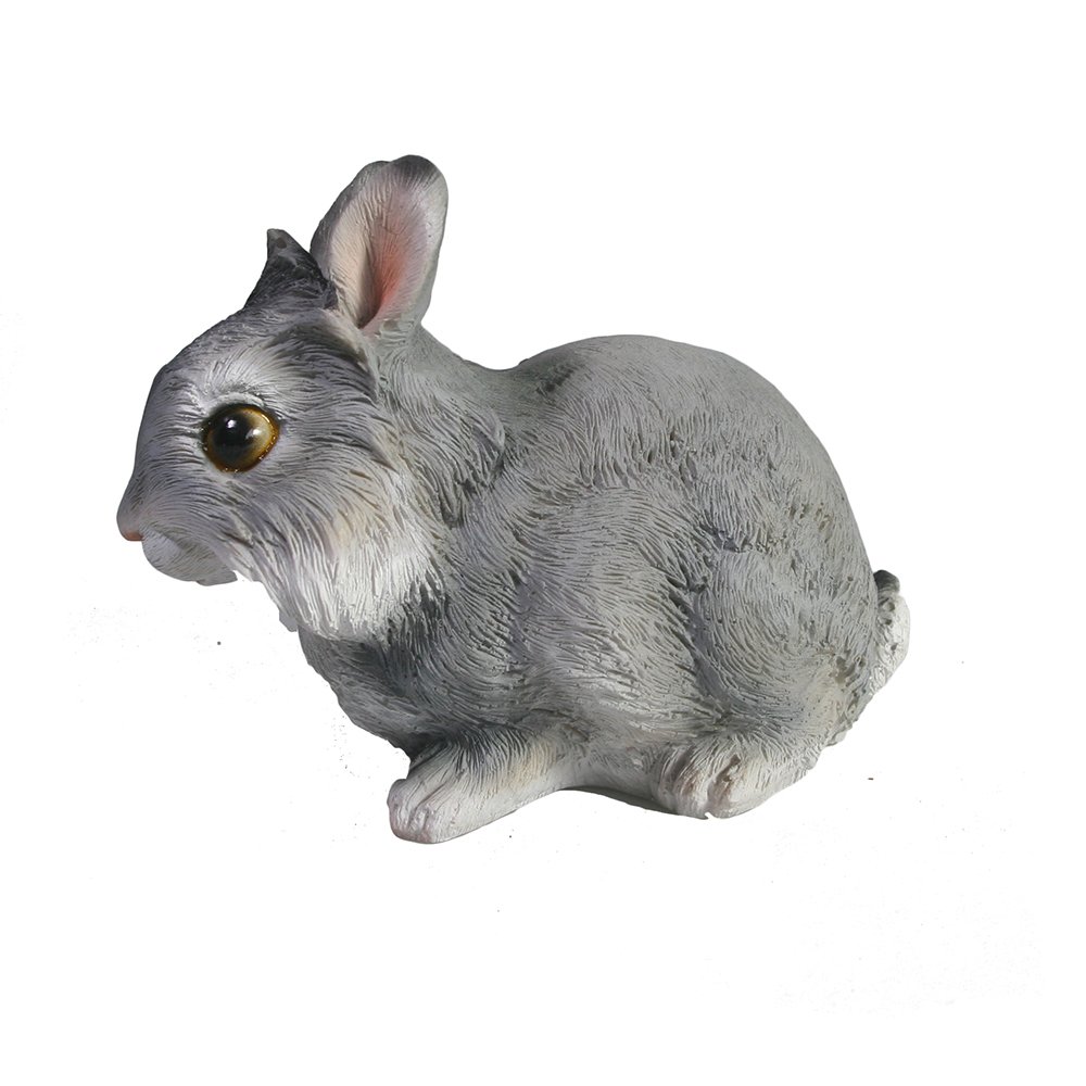 Символ года Пушистый кролик (серый) L13W7H10